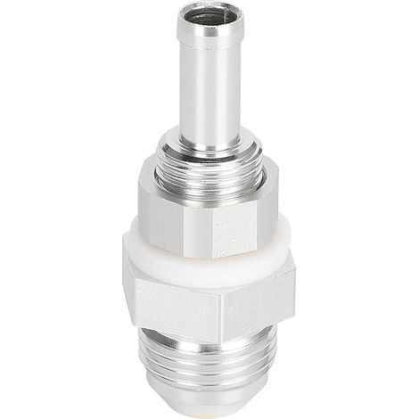 Raccord union traversant AN8 3/8 pouce à barbelure en alliage d'aluminium universel pour réservoir de carburant (1/3)