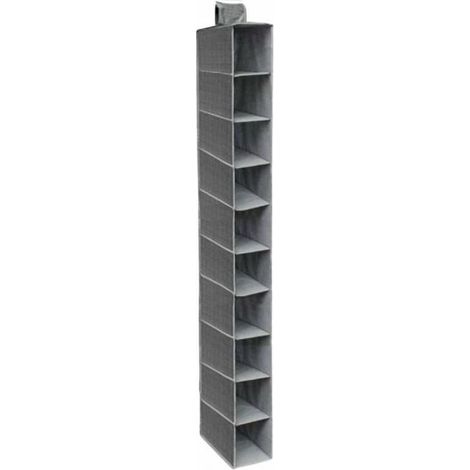 Organizer Armadio in Tessuto Portatutto Organizzatore Pensile 10 Ripiani 69705