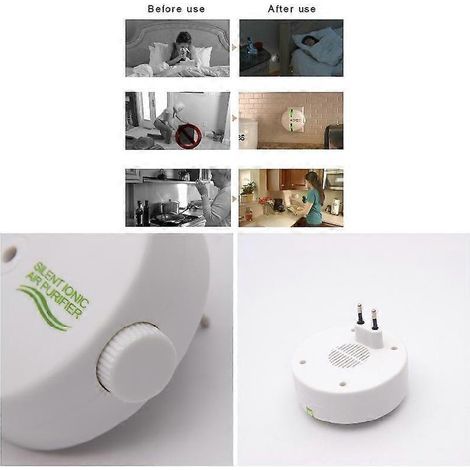 Mini purificateur d'air mural ionique Silence, désodorisant pour la maison (1/4)