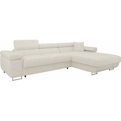 Sofá rinconero Comfivo Vinetum II, Flow 06, Función de descanso, Almacenaje, 280x170x70cm, 0