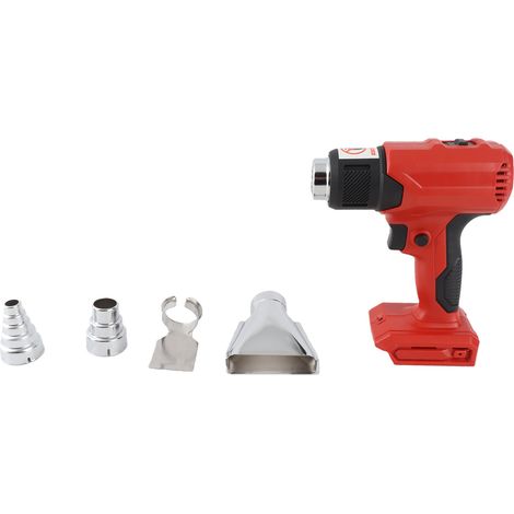 [JAMAIS UTILISÉ]Pistolet thermique sans fil, à température réglable, portable et rechargeable, avec 4 embouts rouges. (1/5)