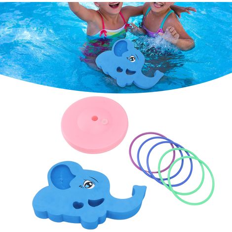 Planche de flottaison EVA, jeu de lancer d'anneaux d'animaux, planche flottante pour enfants, planche de jeu aquatique interactive parent-enfant (1/5)