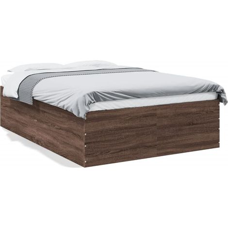 Maison Exclusive - Estructura de cama madera de ingeniería marrón (1/5)