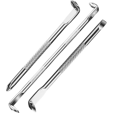 3 Pièces Tournevis Coudés, Tournevis Décalés Type Z Double Tête, 120mm/185mm Plat Cruciforme Driver, Offset Driver Magnétiques, pour Travaux Dans des Espaces Étroits (1/5)