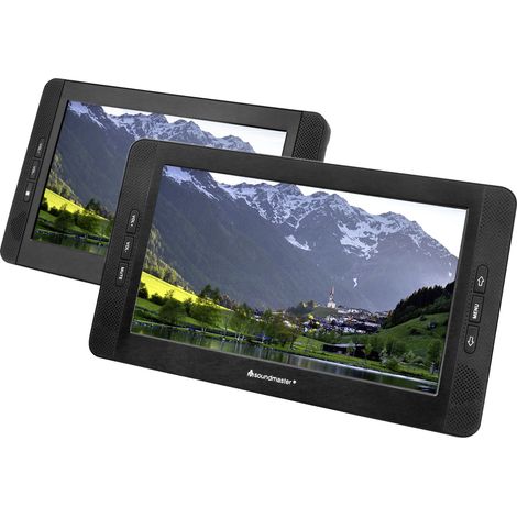 soundmaster PDB1850SW Lecteur DVD portable 25.9 cm 10.2 pouces CEE: D (A - G) noir