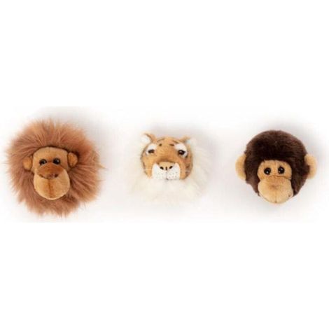 Coffret 3 Mini Peluches Jungle Box Orang-Outang, Tigre et Singe (1/3)
