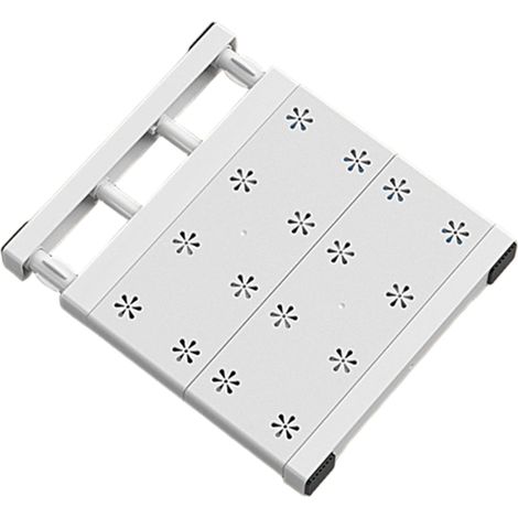 Verstellbares Spannregal für Schränke und Vitrinen, robustes, ausziehbares Spannregal mit stabiler Belastung für die Lagerung im Wohnmobil, als Schuh-Organizer und als Bücherregal (1/5)
