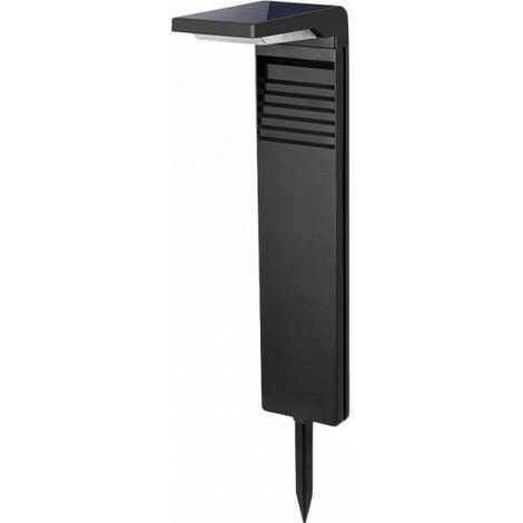 Paletto solare LED da giardino 41,6cm nero 4000K IP64 (1/3)
