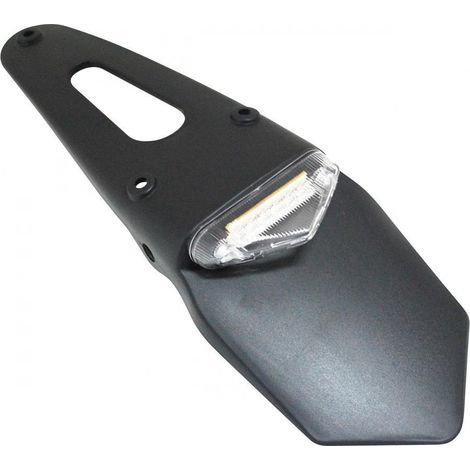 replay enduro universal hinterlatz mit led leuchte für motorrad