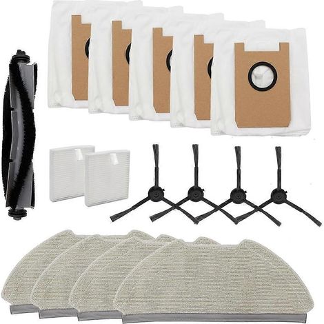 Pour AIRROBO T20 aspirateur robot Main brosses latérales filtres HEPA serpillières sacs poussière accessoires (1/5)