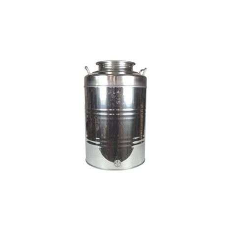FUSTO INOX PER OLIO GRAFFATO LT.50    BELVIVERE