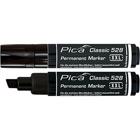 Pica Permanent Marker 4-12mm Punta a Scalpello Nero-SB