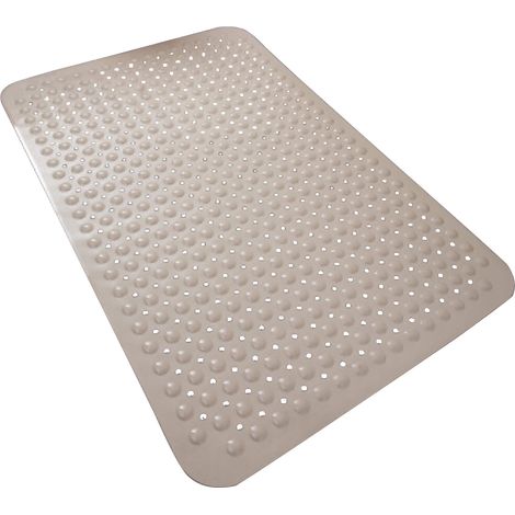 Tapis de Sol en Silicone Premium - Carré de Brossage pour Chaussures - 68x40cm avec Surface Anti-Dérapante - Coloris Blanc/Vert/Brun - Tapis d'Entrée, Garage, Terrasse (1/5)