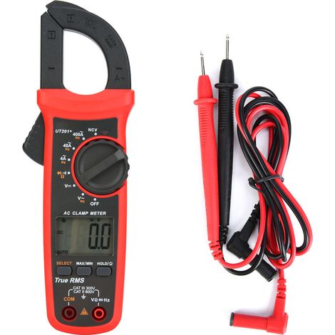 UNi T UT201+ Handheld LCD Digital Clamp Meter AC/DC Current Voltage Tester Monitor (1/5)
