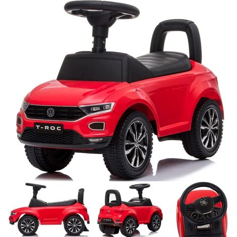 Volkswagen T-Roc rouge pousseur