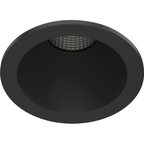 Collerette métal aimantée pour encastré EF4 ronde couleur noir oir ARIC 51844 (1/3)