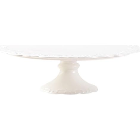 Assiette à gâteau avec base présentoir à gâteau en céramique support à cupcake rond tour à dessert présentoir à cupcakes présentoir pour fête d'anniversaire de mariage support à gâteau avec base (1/5)