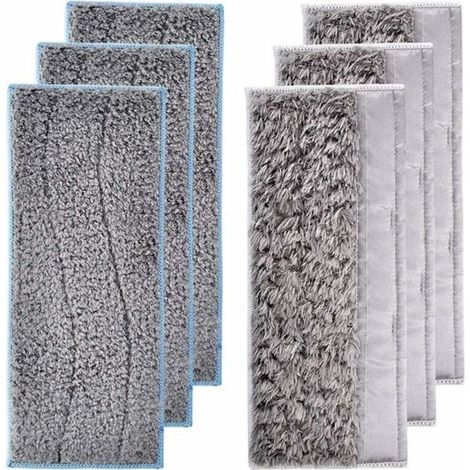 Lot de 6 serpillères lavables pour IRobot Braava Jet M6 Cisea (1/5)