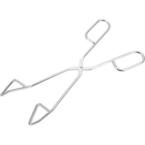 Pinze da griglia/frittura in 3 pezzi, acciaio inox, lunghezza: 24 cm, argento (1/5)