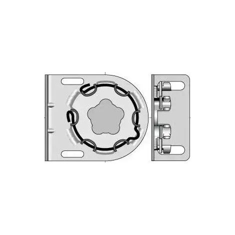 9410651 - Soporte de operador en voladizo galvanizado con tornillos Somfy
