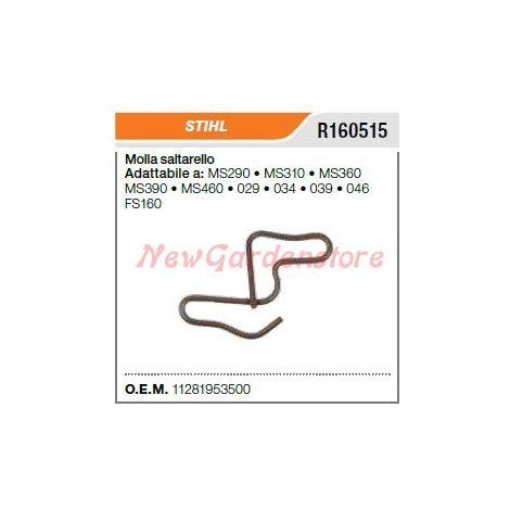 Molla Saltarello avviamento STIHL motosega MS290 310 360 390 R160515