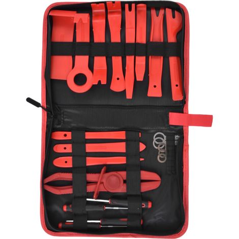 21-teiliges Auto-Demontage- und Reparaturset für Türverkleidungen, Audio-Instrumente und Schreibtische (Rot) (1/5)