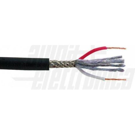 Alpha elettronica cavo microfonico 2x0,35mm² con riempimento in cotone wtr86