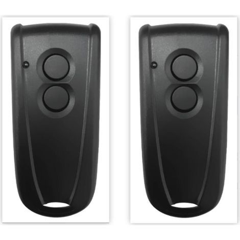 2 Pièces Telecommande Porte de Garage pour EcoStar RSC2-433 RSE2-433 RSZ1-433, pour Hormann Ecostar Liftronic/TUBAUTO EuroPro 500/700/800, pour Portro