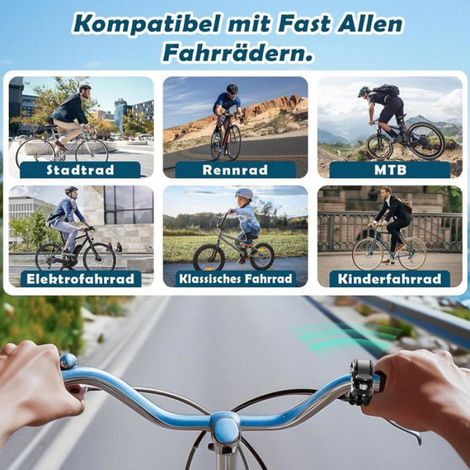 Mini Sonnette à Vélo Sonore 100-110dB Clochette Fort pour Guidon Diamètre de 22-31.8 mm Étanche Petit Klaxon Clair Vélo Électrique (1/4)