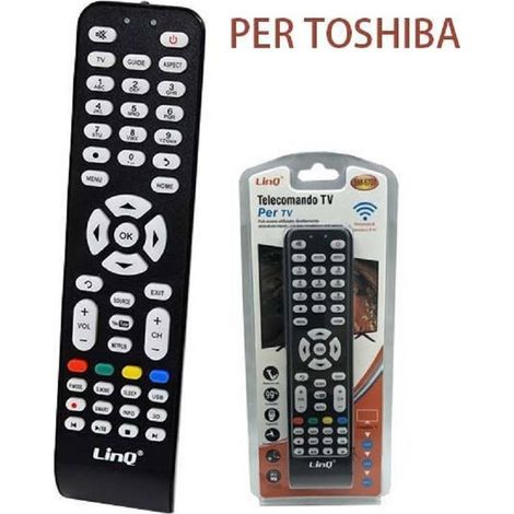 Linq - Telecomando Universale Tv Toshiba Led Lcd Hdtv Universal Remote Control Ts-5730 -