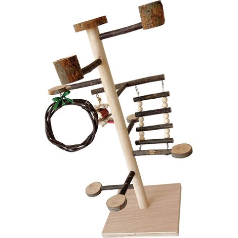 Balançoire pour oiseaux, cage à oiseaux, échelle d'escalade, perchoirs, jouet de jeu pour oiseaux (1/5)