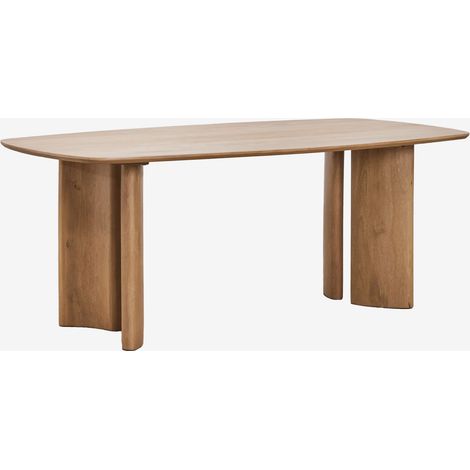 Mesa de comedor rectangular en madera de mango Sidney SKLUM 200 x 100 cm (1/5)