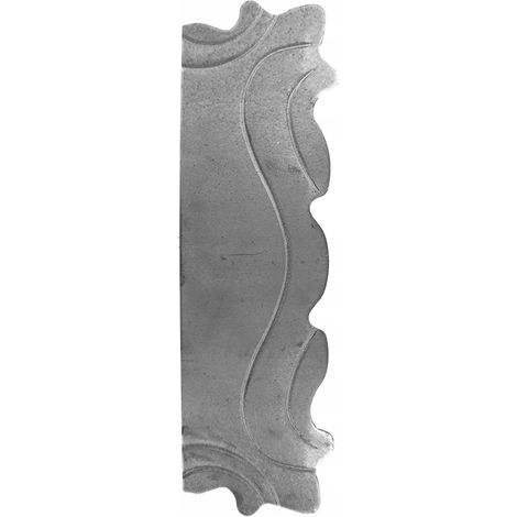 Cartello SENZA fori elementi forgiati 63.111 H295XL90 4MM