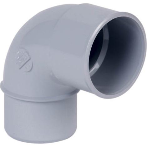 NICOLL Coude mf 87°30 Ø50 gris