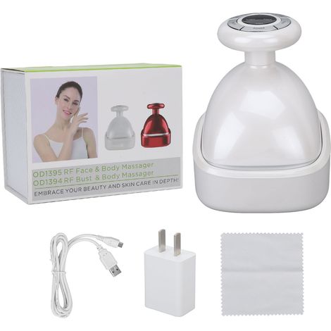 Appareil de raffermissement corporel RF, instrument de beauté micro-courant IPX5 étanche, rajeunissement cutané 100-240V (1/5)