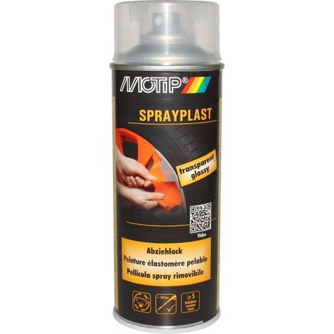 Lackspraydose Glanzlack Elastomer abziehbar motip sprayplast (1/3)