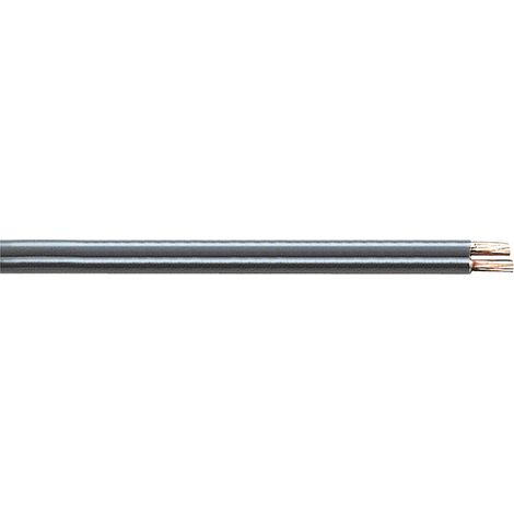 Fil électrique transmedia kl1-10 2x0.75 mm² gris (1/3)