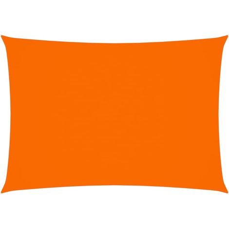Vela parasol rectangular de tela Oxford 25 x 4 m naranja 020009570