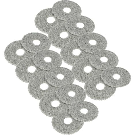 vhbw 20x panno compatibile con Dreame X10 Ultra robot aspiratorebocchetta per - Mocio lavapavimenti - panno microfibra