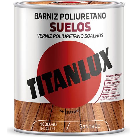 Titanlux Vernis Polyuréthane Satiné Incolore 0,75L (1/2)
