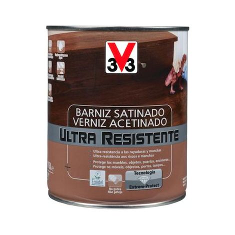 BARNIZ INTERIOR AL AGUA ULTRA RESISTENTE SATINADO