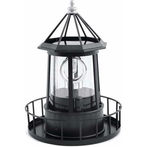 BUNTHAUS Lanterne solaire décorative LED rotative – Panneau solaire intégré – Éclairage automatique nocturne – Pour jardins et patios (1/5)