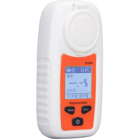 Réfractomètre numérique LCD Brix, couvercle antidérapant et anti-poussière, testeur de douceur Brix pour fruits (1/5)