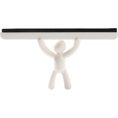 Sollbry Squeegee. Raclette de douche, coloris blanc, dimension 25.5x14.5x5cm (1/3)