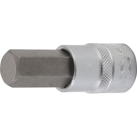 Punta de vaso  entrada 12,5 mm (1/2")  hexágono interior 17 mm (1/3)