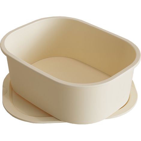 Grand rangement sous-vêtements capacité élevée bords hauts robuste durable boîte rangement PP pour famille chambre dressing sans compartiments (1/5)