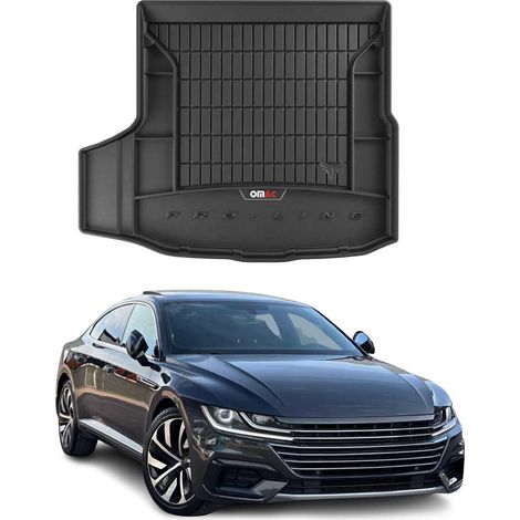 Tapis de Coffre Compatible avec VW Arteon 2017-2022 TPE Noir (1/5)