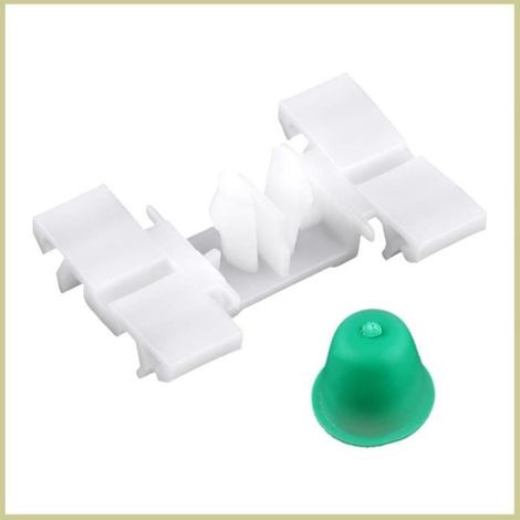 50 clips de fixation de retenue pour série 3 E36 E46 - Clips de garniture de moulure de porte de voiture en plastique blanc
