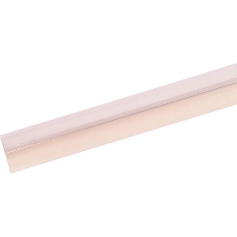 Türbodendichtung 100cm Bürstendichtung Gummidichtung Türdichtung Zugluftstopper - 75034-Gummi transparent