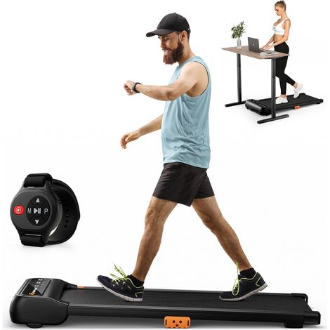 2-in-1 Walking Pad Treadmill Under Desk Running Machine LED Panel W/ 12 Programs (1/5)